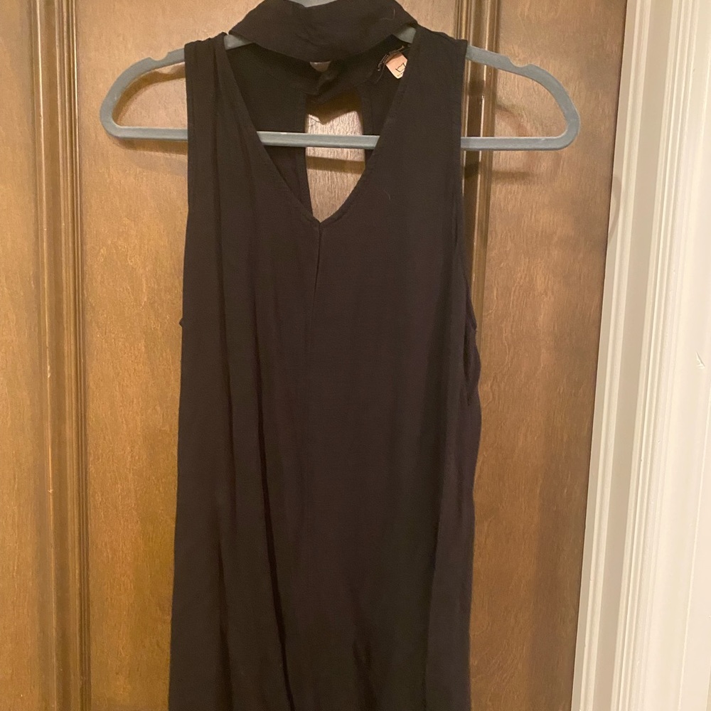 Black mini dress